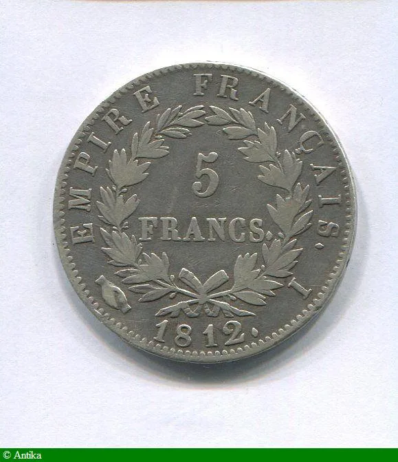 5 FRANCS NAP EMP revers EMPIRE