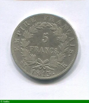 5 FRANCS NAP EMP revers EMPIRE