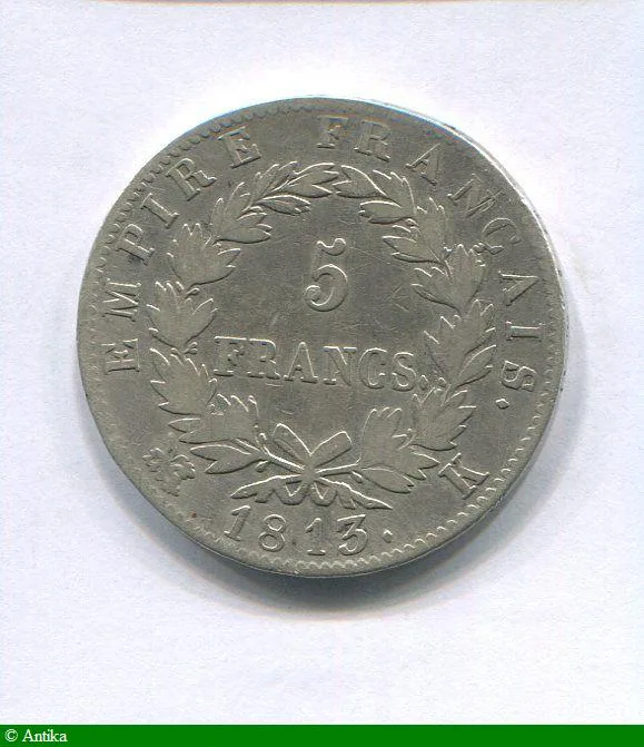 5 FRANCS NAP EMP revers EMPIRE