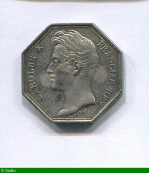 JETONS Jeton Argent Octogonal G.F