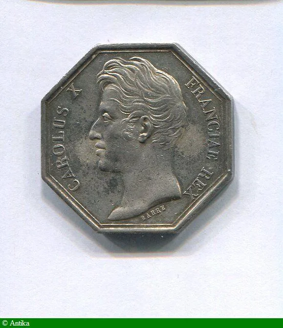 JETONS Jeton Argent Octogonal G.F
