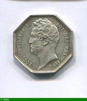JETONS Jeton Argent Octogonal G.F