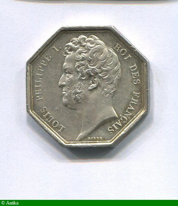 JETONS Jeton Argent Octogonal G.F