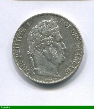 5 FRANCS T.L III ème Type "I" plus éloigné