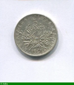 5 FRANCS SEMEUSE Argent