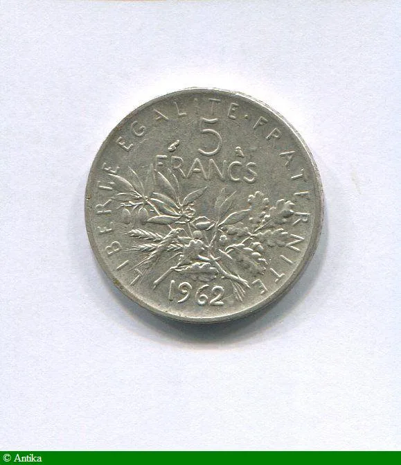 5 FRANCS SEMEUSE Argent