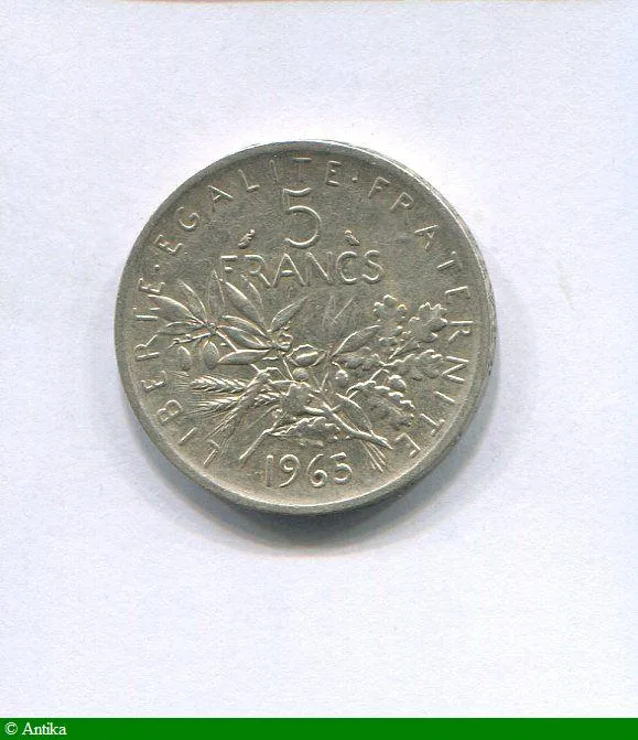 5 FRANCS SEMEUSE Argent