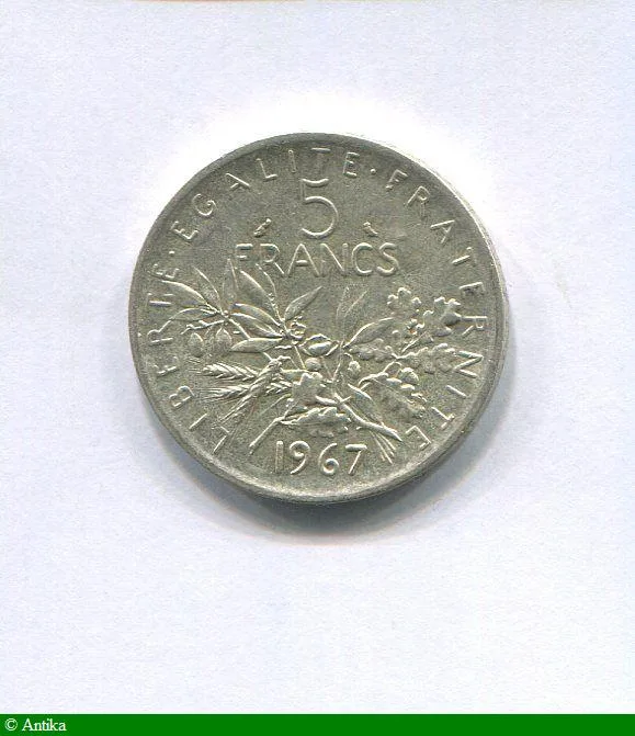 5 FRANCS SEMEUSE Argent