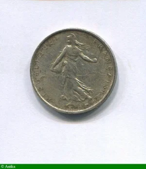 5 FRANCS SEMEUSE Argent