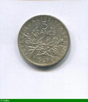 5 FRANCS SEMEUSE Argent