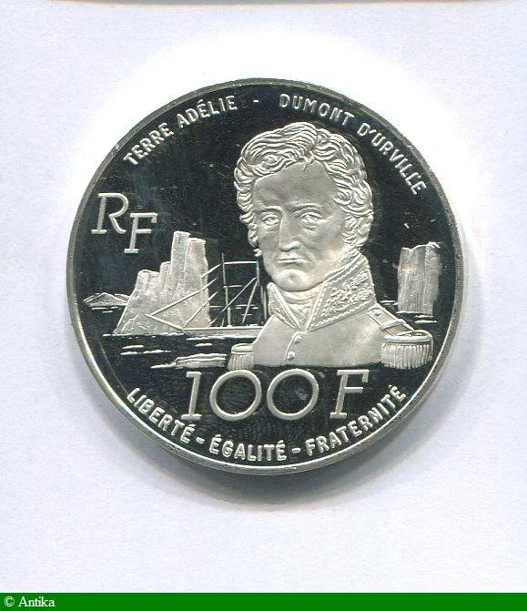 100 FRANCS TERRE ADELIE DUMONT D'URVILLE