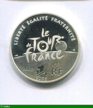 1 1/2 EURO ARGENT MONNAIE DE PARIS ETAPE DE MONTAGNE