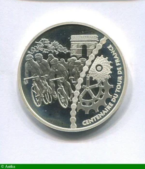 1 1/2 EURO ARGENT MONNAIE DE PARIS ARRIVEE SUR LES CHAMPS ELYSEES