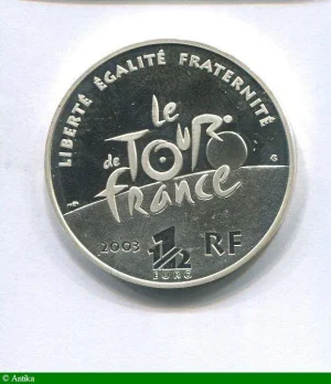 1 1/2 EURO ARGENT MONNAIE DE PARIS ARRIVEE SUR LES CHAMPS ELYSEES