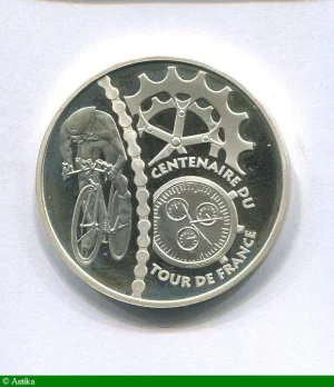 1 1/2 EURO ARGENT MONNAIE DE PARIS CONTRE LA MONTRE