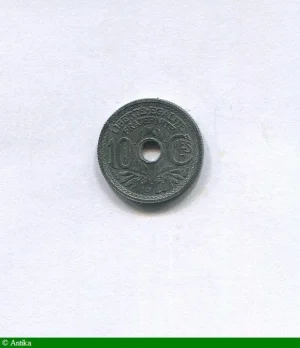 10 CENTIMES LINDAUER Essai Zinc Petit Module