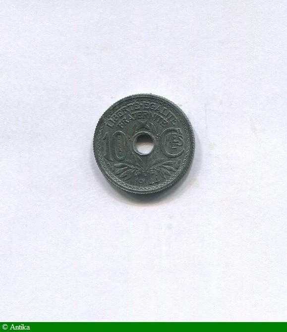 10 CENTIMES LINDAUER Essai Zinc Petit Module