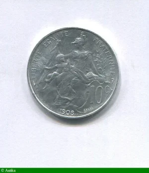 10 CENTIMES DUPUIS Essai en Aluminium