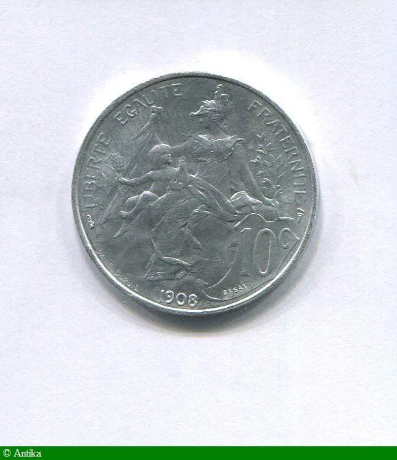 10 CENTIMES DUPUIS Essai en Aluminium