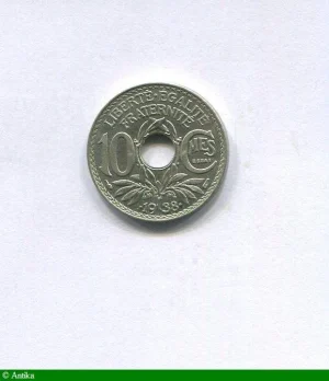 10 CENTIMES LINDAUER Essai Maillechort