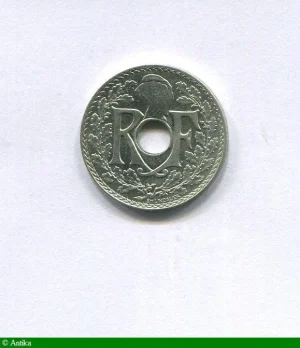 25 CENTIMES LINDAUER Maillechort date avec points