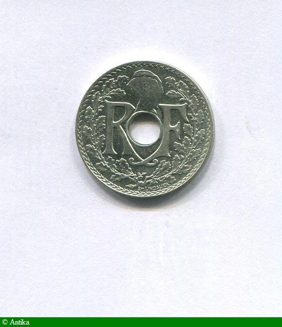 25 CENTIMES LINDAUER Maillechort date avec points