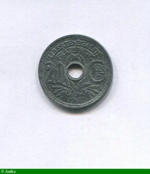 20 CENTIMES LINDAUER Essai Zinc