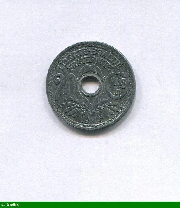 20 CENTIMES LINDAUER Essai Zinc