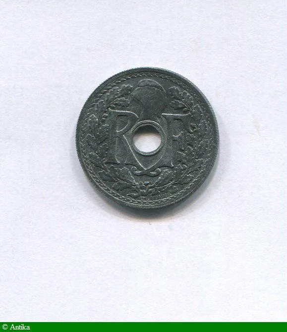20 CENTIMES LINDAUER Essai Zinc