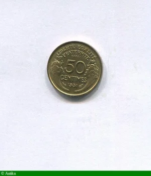 50 CENTIMES MORLON Essai Cupro-Aluminium