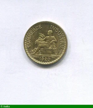 1 FRANC CHAMBRE de COMMERCE Cupro-Alu