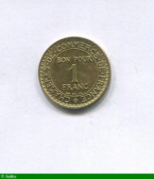 1 FRANC CHAMBRE de COMMERCE Cupro-Alu
