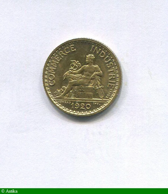 1 FRANC CHAMBRE de COMMERCE Cupro-Alu