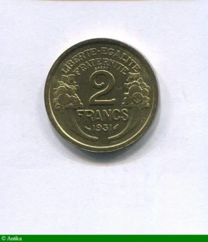 2 FRANCS MORLON Cupro-Aluminium