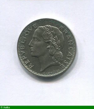5 FRANCS LAVRILLIER Nickel
