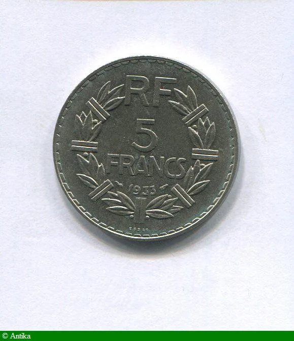 5 FRANCS LAVRILLIER Nickel
