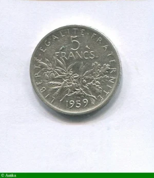 5 FRANCS SEMEUSE Argent Variété Grand 5