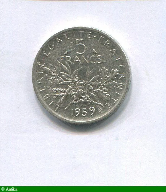 5 FRANCS SEMEUSE Argent Variété Grand 5