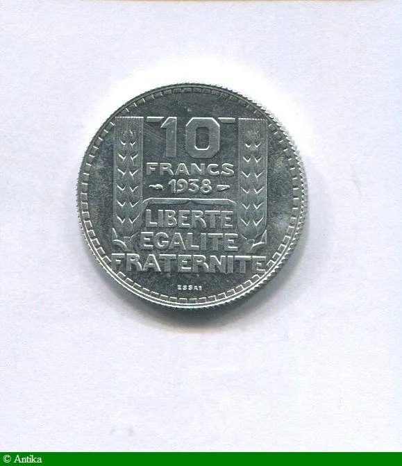 10 FRANCS TURIN Aluminium