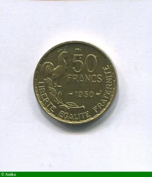 50 FRANCS G.GUIRAUD Cupro-Aluminium