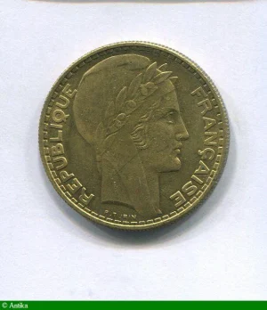20 FRANCS TURIN Cupro-Aluminium tranche cannelée