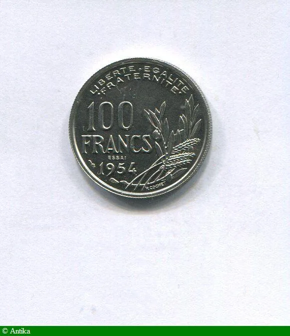 100 FRANCS COCHET Cupro-Nickel