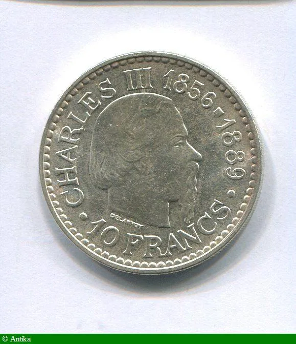 10 FRANCS CHARLES III Centenaire Monte-Carlo