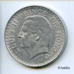 5 FRANCS LOUIS II 1922-1949