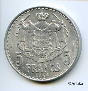 5 FRANCS LOUIS II 1922-1949