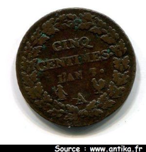 5 CENTIMES DUPRE