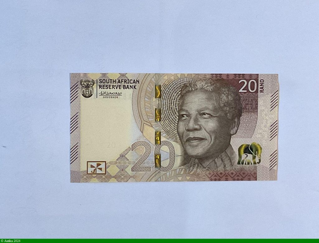 20 Rand Nelson Mandela & Eléphants NOUVEAUTE