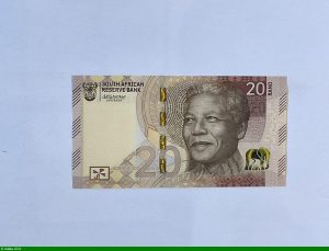 20 Rand Nelson Mandela & Eléphants NOUVEAUTE