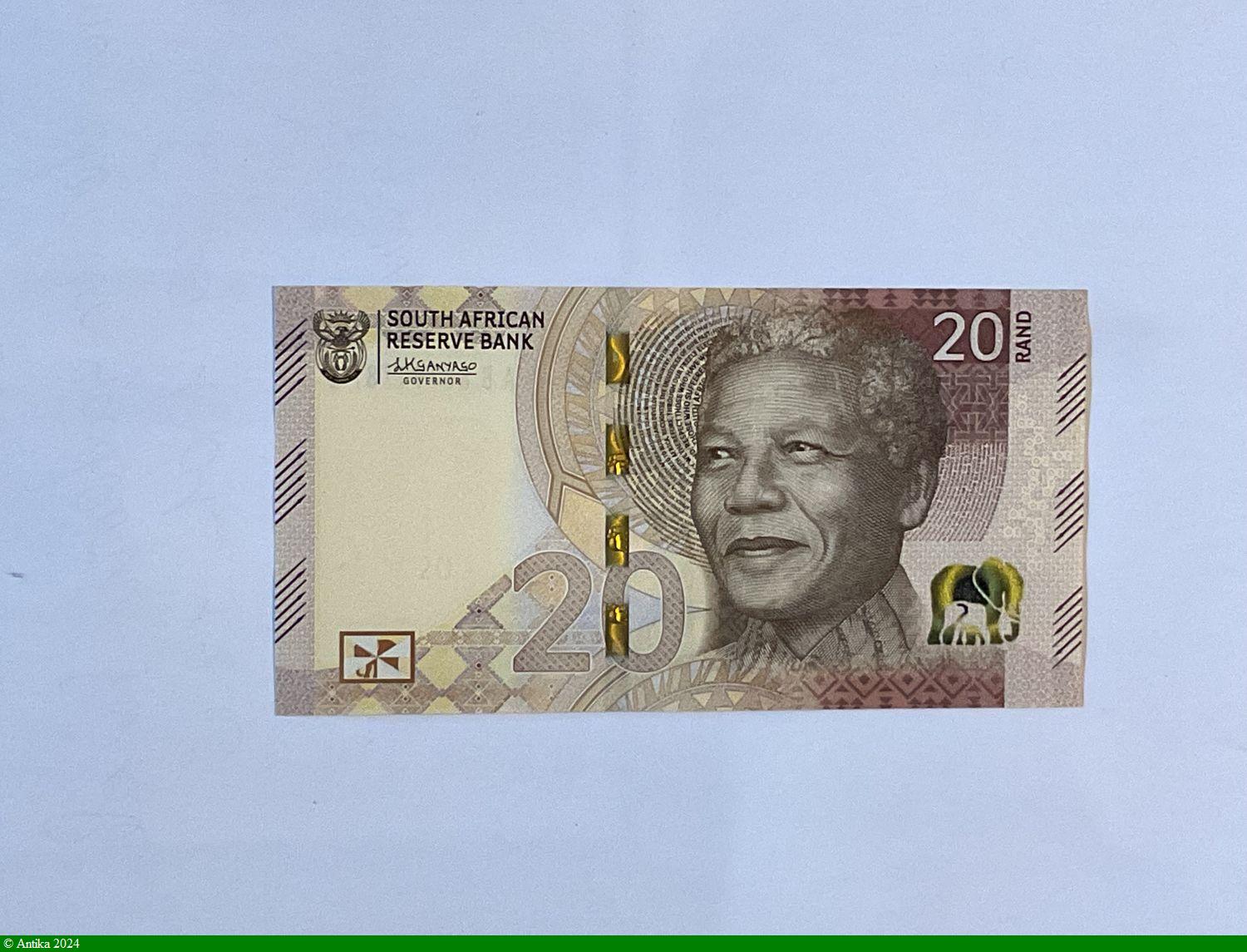 20 Rand Nelson Mandela & Eléphants NOUVEAUTE
