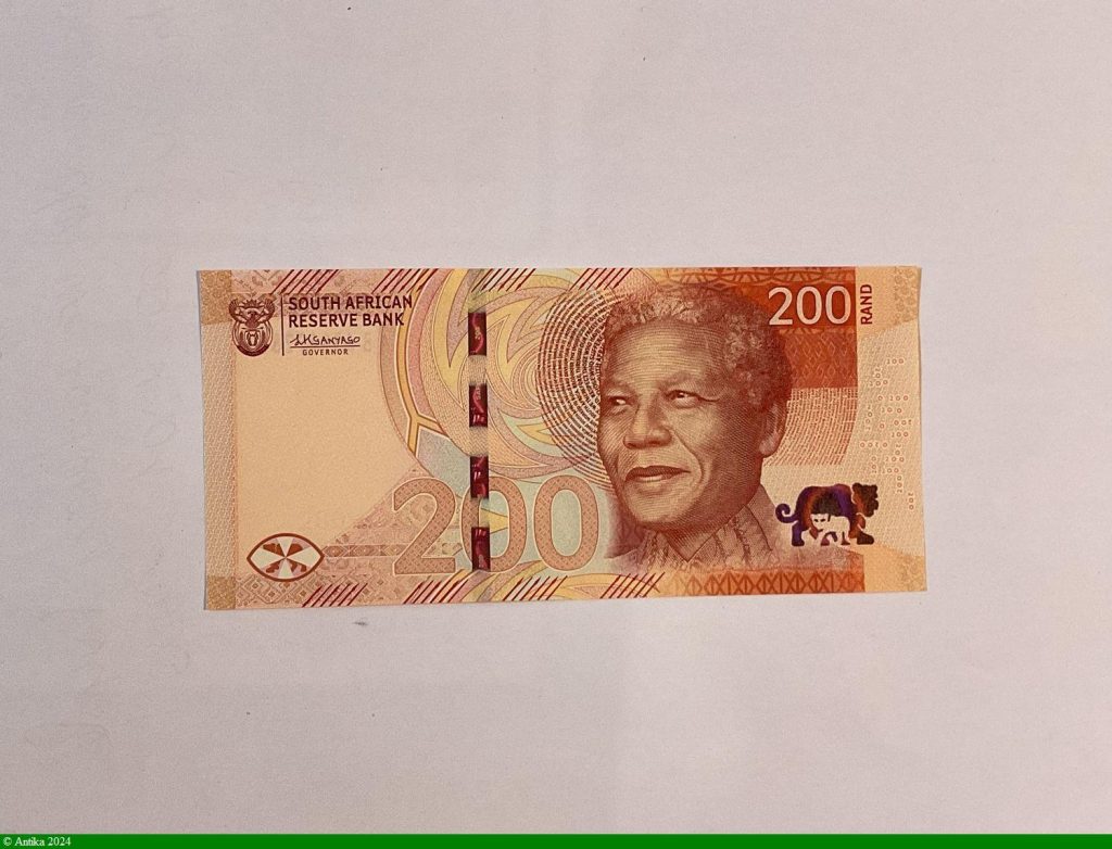 200 Rand Nelson Mandela & Léopard NOUVEAUTE